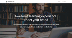 Desktop Screenshot of lecturehub.com